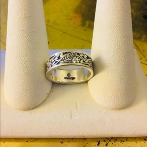 Vintage reeling Silver Ring